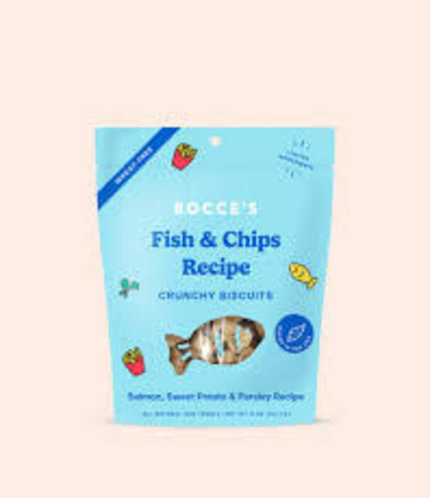 Bocce's Bakery Bocce's Bakery Fish & Chips Dog Treats 6 oz