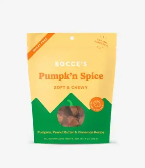 Bocce's Bakery Bocce's Bakery Dog Soft & Chewy Halloween Pumpkin Spice 6 oz