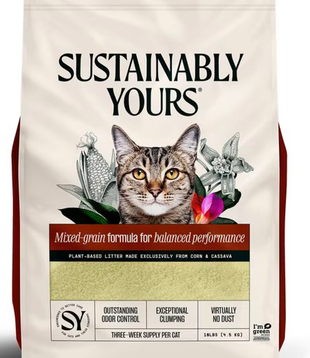Sustainably Yours Cat Litter Mixed Grain 13 lb
