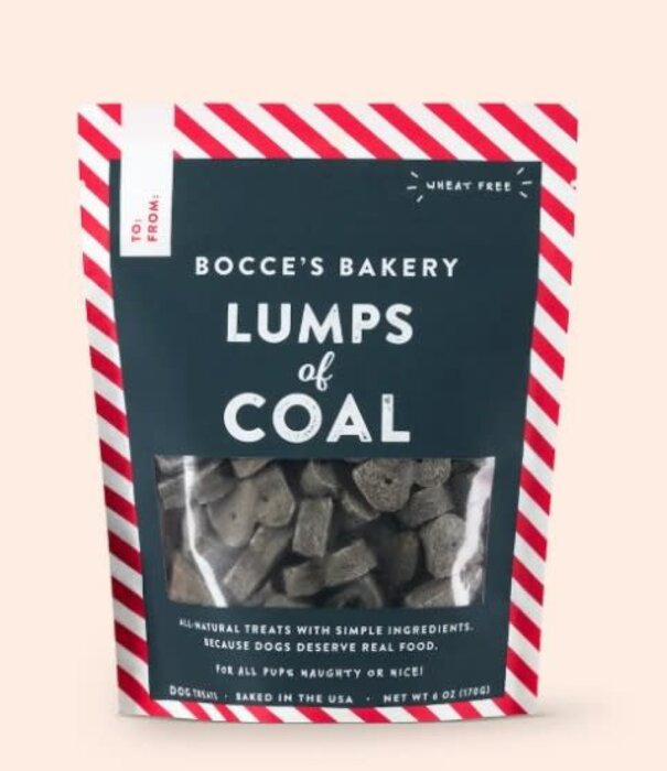 Bocce's Bakery Bocce's Bakery Dog Treats Holiday Lumps of Coal 6 oz