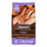 Merrick Dry Dog Grain Free Puppy Chicken & Sweet Potatoe 4lb