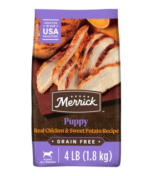 Merrick Dry Dog Grain Free Puppy Chicken & Sweet Potatoe 4lb