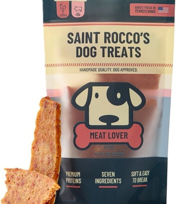 Saint Rocco's Treats Saint Rocco's Dog Treats Meat Lover 8 oz