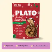 Plato Dog Air Dried Jingle Bites Lamb & Goat Milk Jerky Bites 4oz