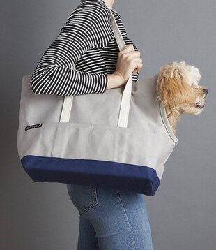 Love Thy Beast Canvas Pet Tote Medium