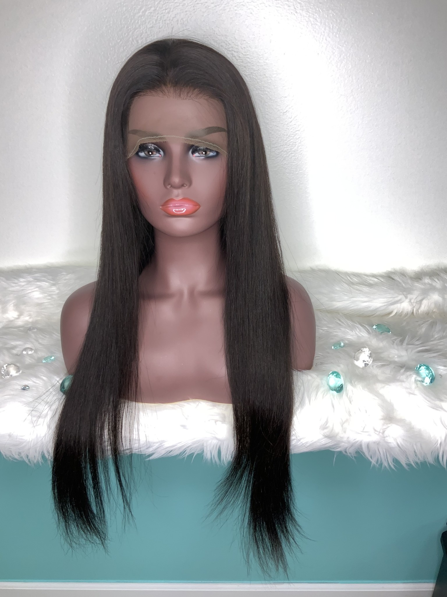 Porsha Glueless 22 Wig 5 Lace Front With Net Ceo Virgin Hair