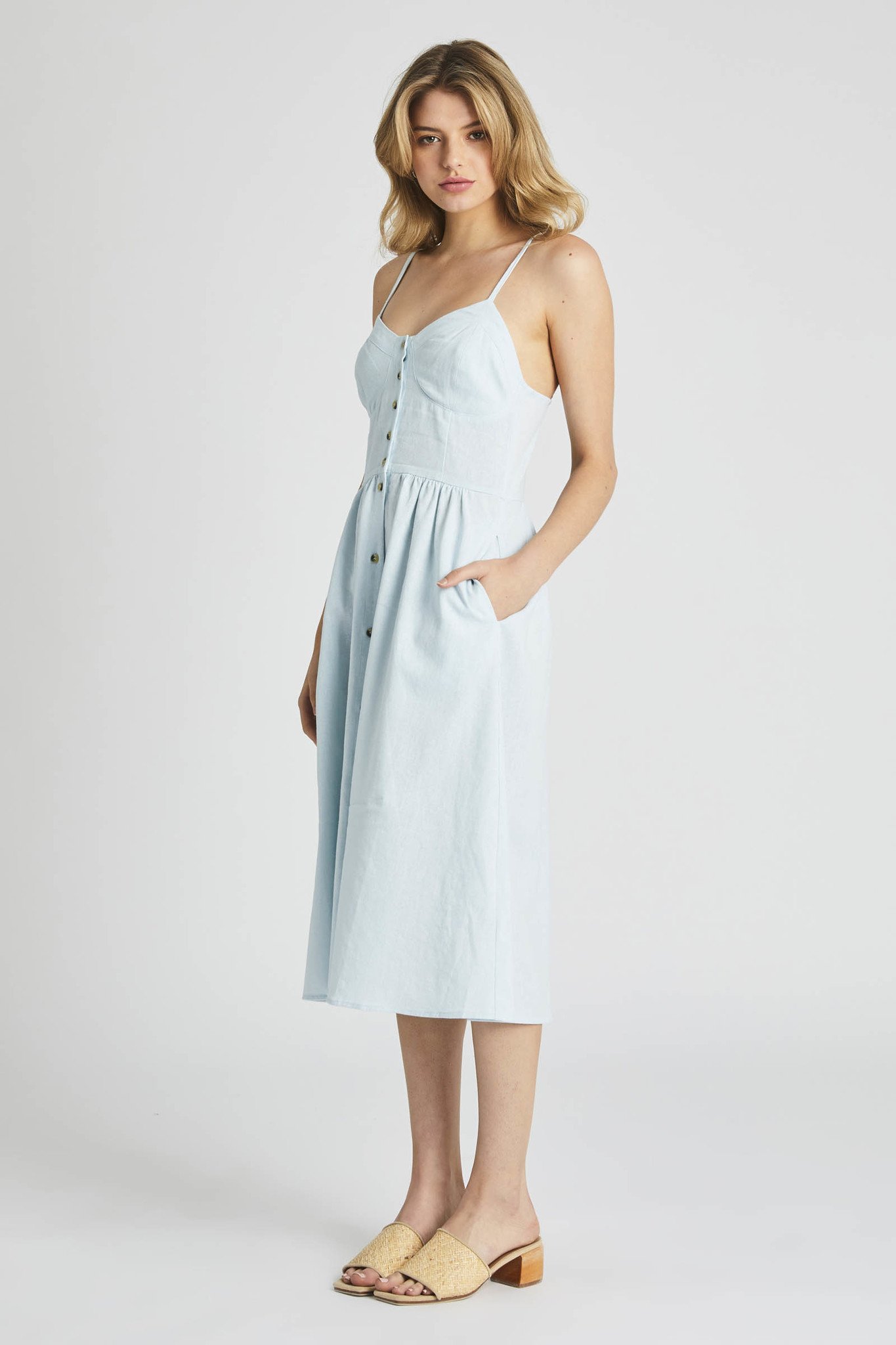 rollas eve linen dress