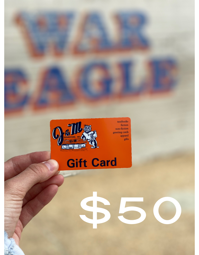 $50 Gift Card - J&M Bookstore