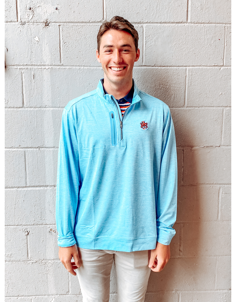 lightweight half zip pullover