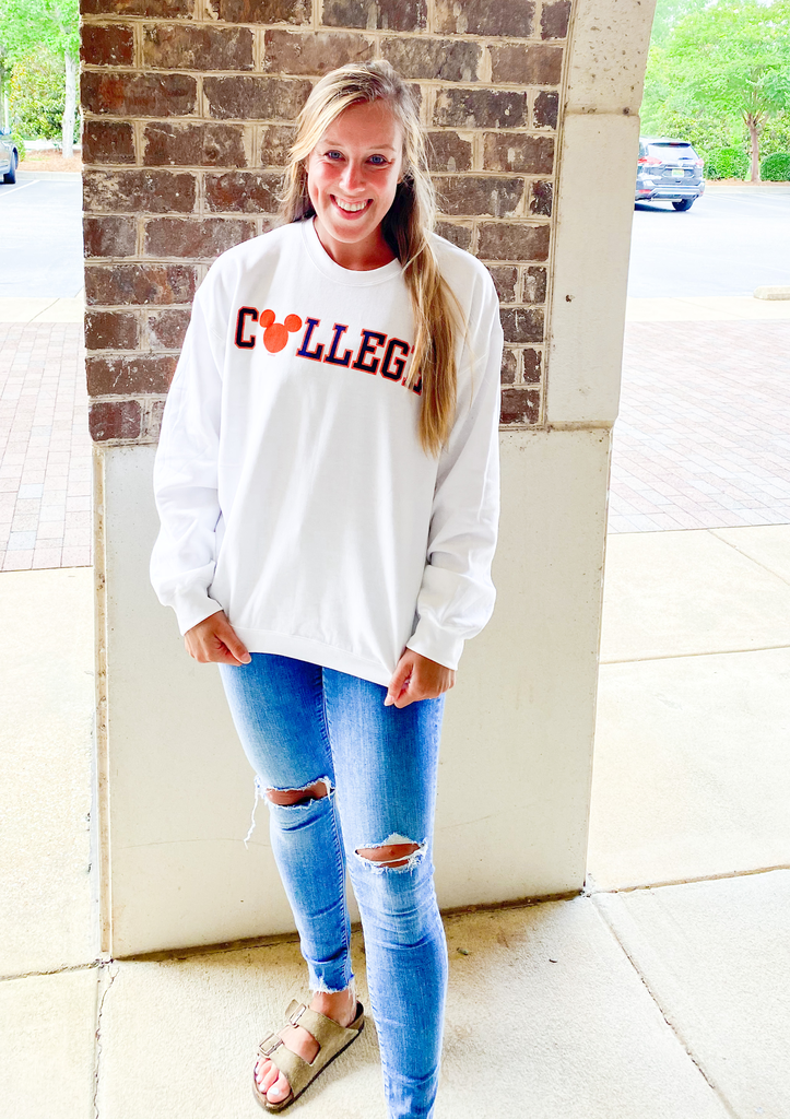 blue disney sweatshirt