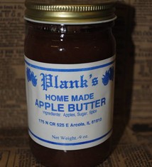 PLANK'S APPLE BUTTER- NSA