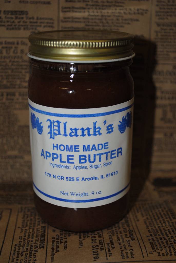 PLANK'S APPLE BUTTER- NSA