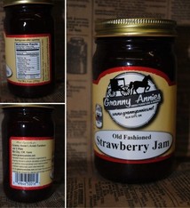 TROYER CHEESE STRAWBERRY JAM 1/2