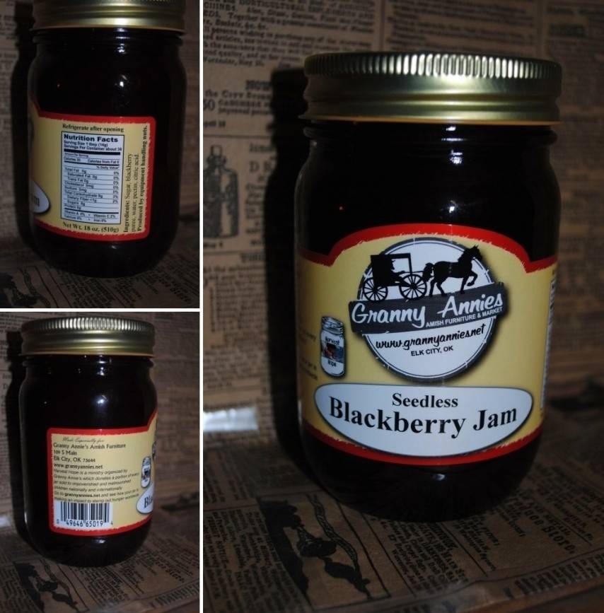 TROYER CHEESE BLACKBERRY JAM
