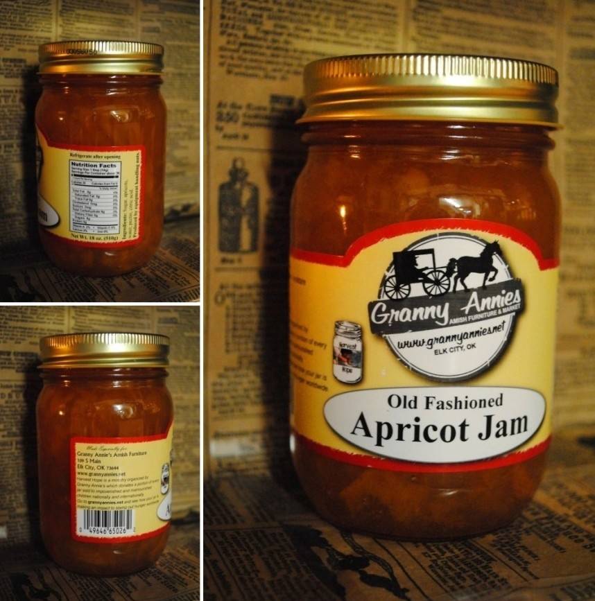 TROYER CHEESE APRICOT JAM- TC