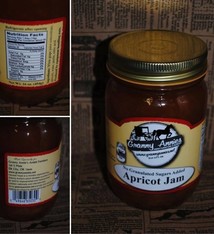 TROYER CHEESE APRICOT JAM- NSA