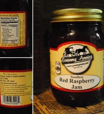TROYER CHEESE RED RASPBERRY JAM SEEDLESS