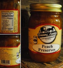 TROYER CHEESE PEACH PRESERVES TC