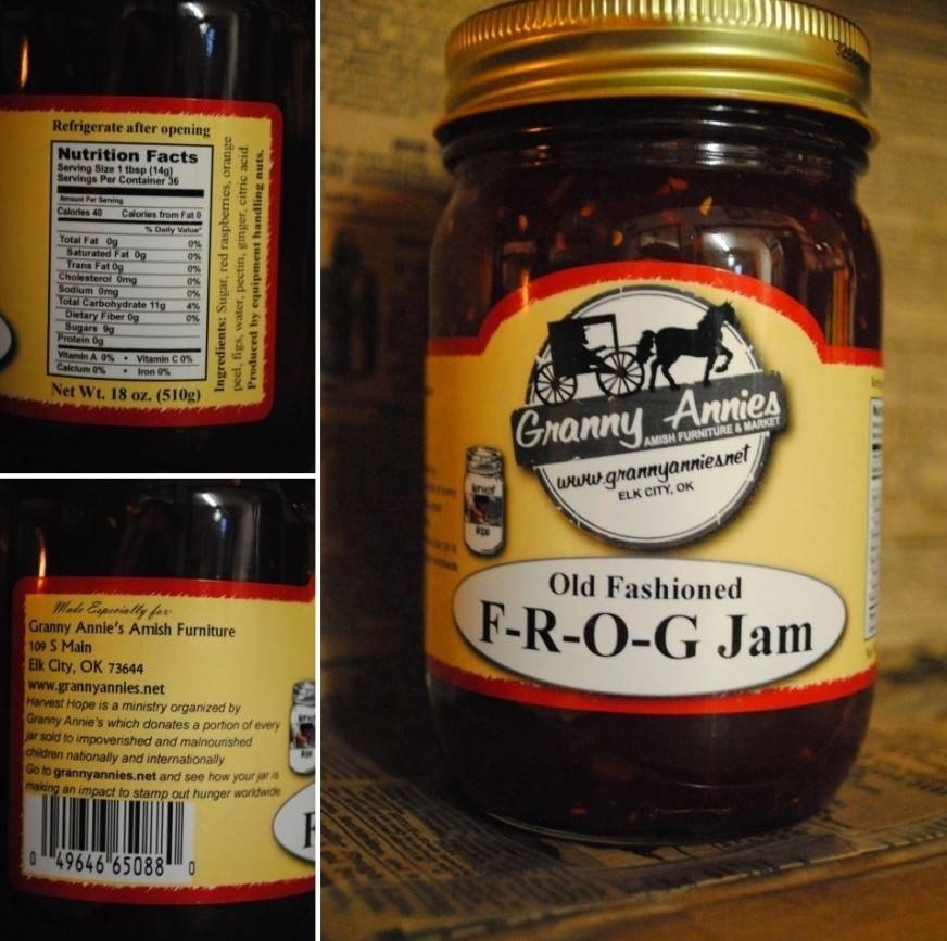 TROYER CHEESE F-R-O-G JAMS