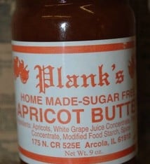 PLANK'S APRICOT BUTTER NSA