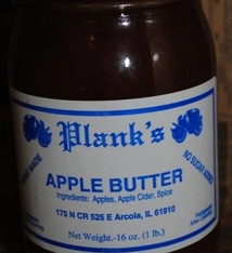 PLANK'S APPLE BUTTER NSA PINT