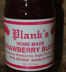 PLANK'S STRAWBERRY BUTTER