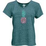 Blue 84 Reclaiming Pineapple Hearts Ladies T-shirt