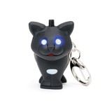 Kikkerland Cat LED Keychain Carded/CDU
