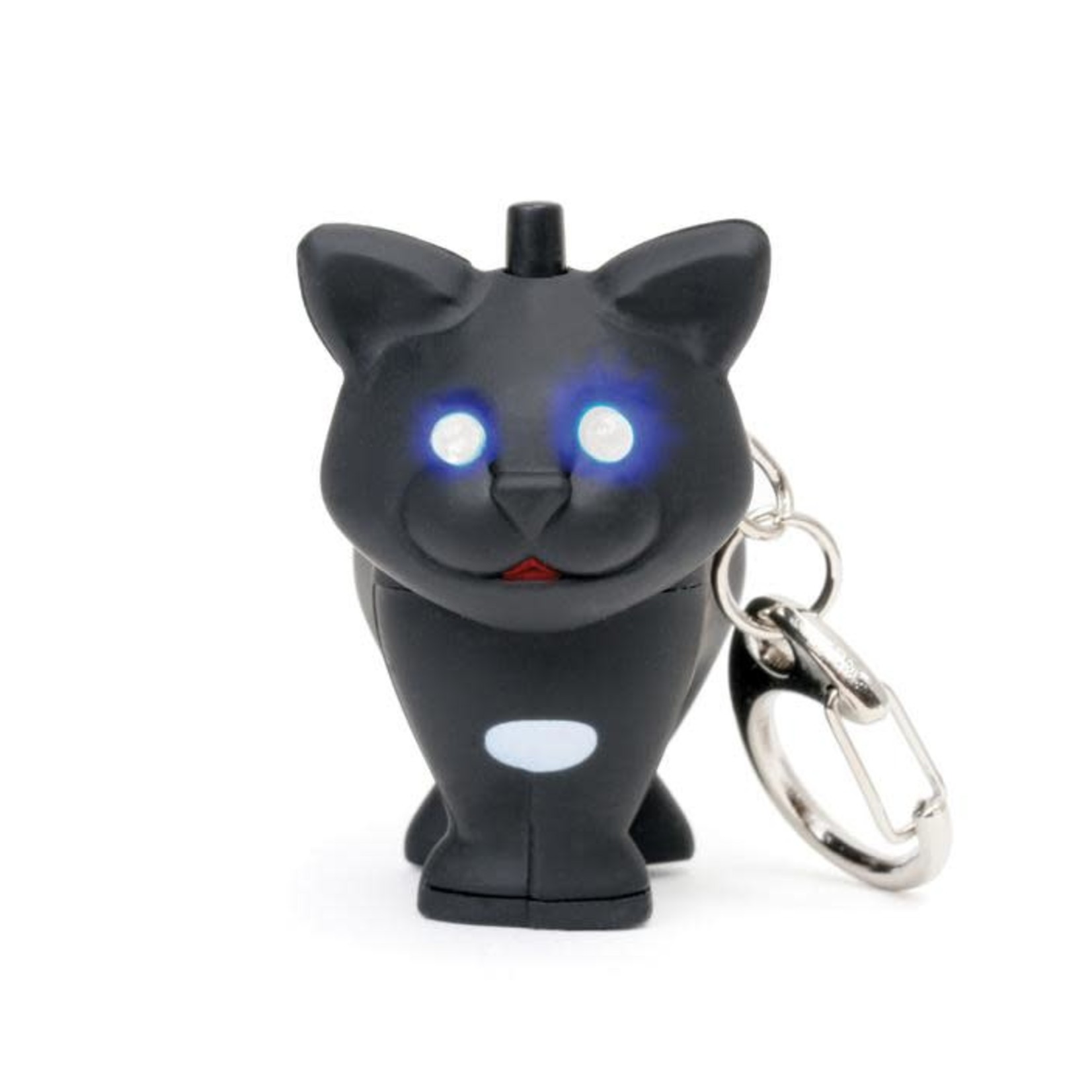 Kikkerland Cat LED Keychain Carded/CDU