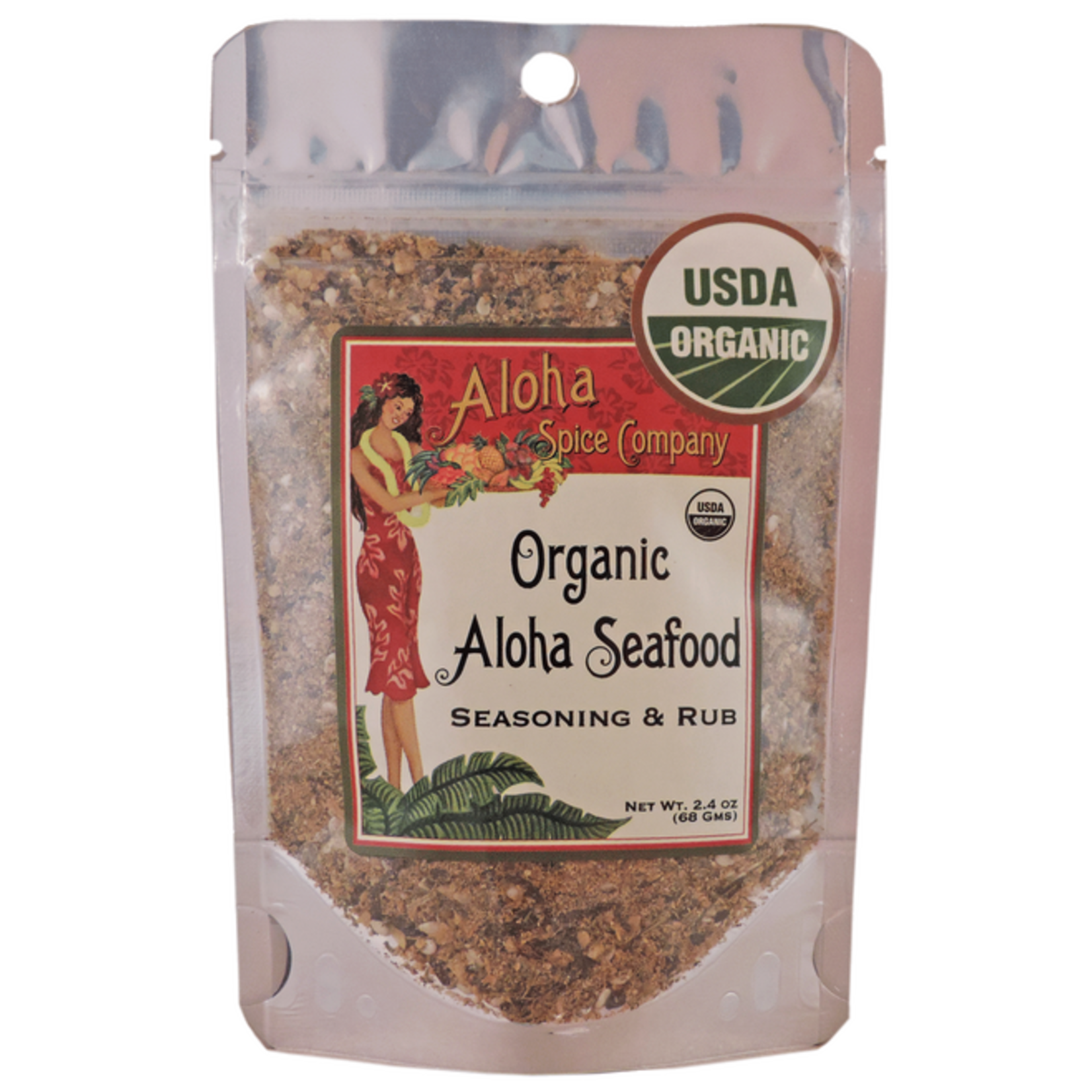 Aloha Spice Co. Organic Aloha Seafood Seasoning & Rub Bag