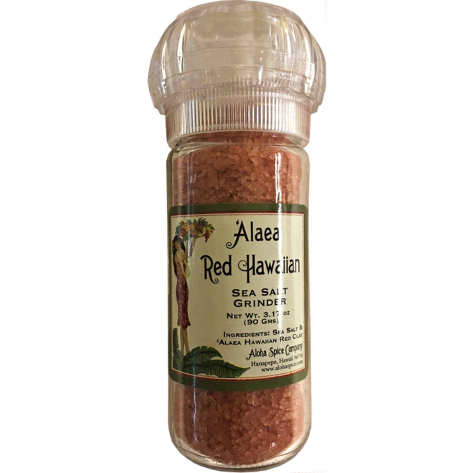 Aloha Spice Co. Alaea Red Salt Grinder