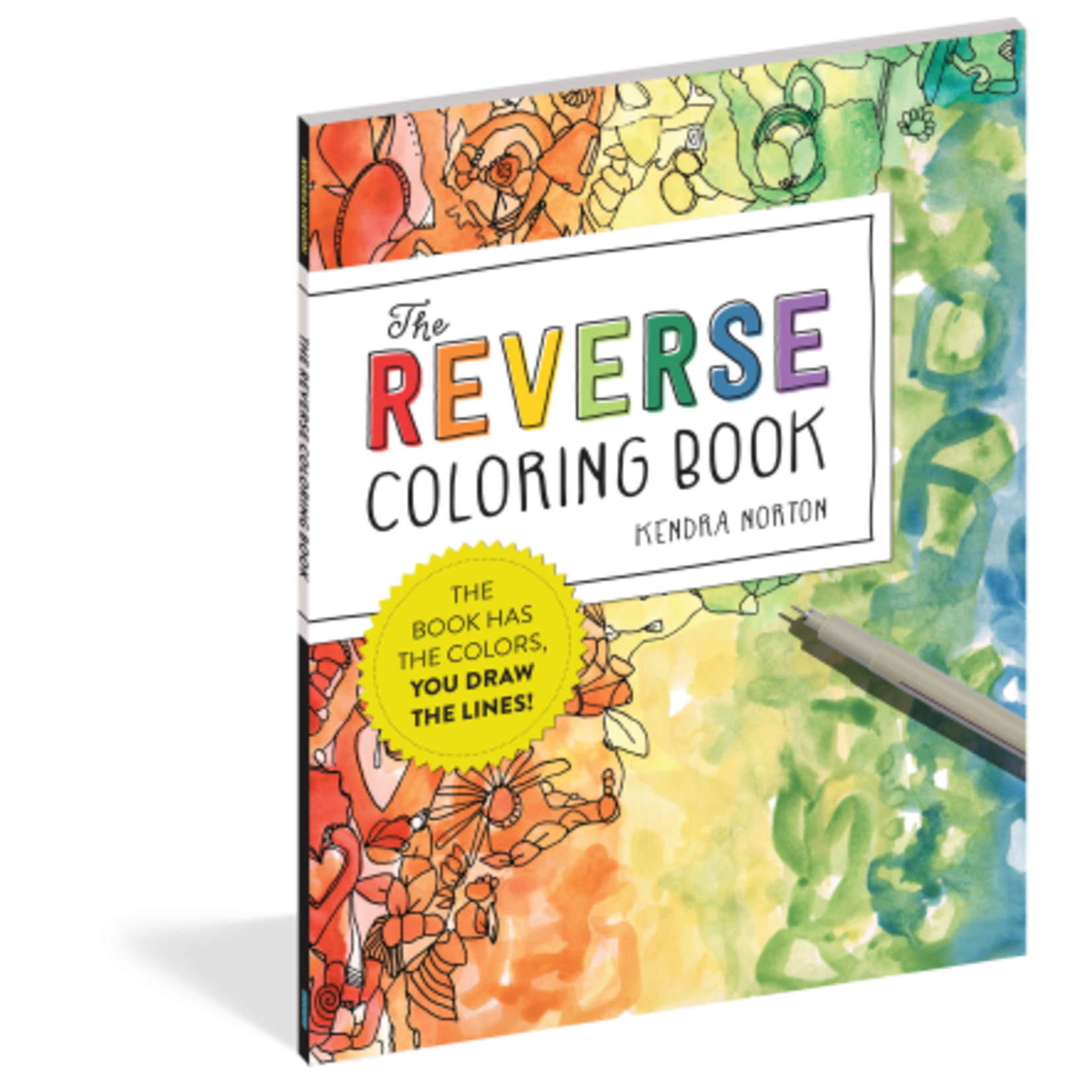 Workman Publishing Reverse Coloring Book - Norton