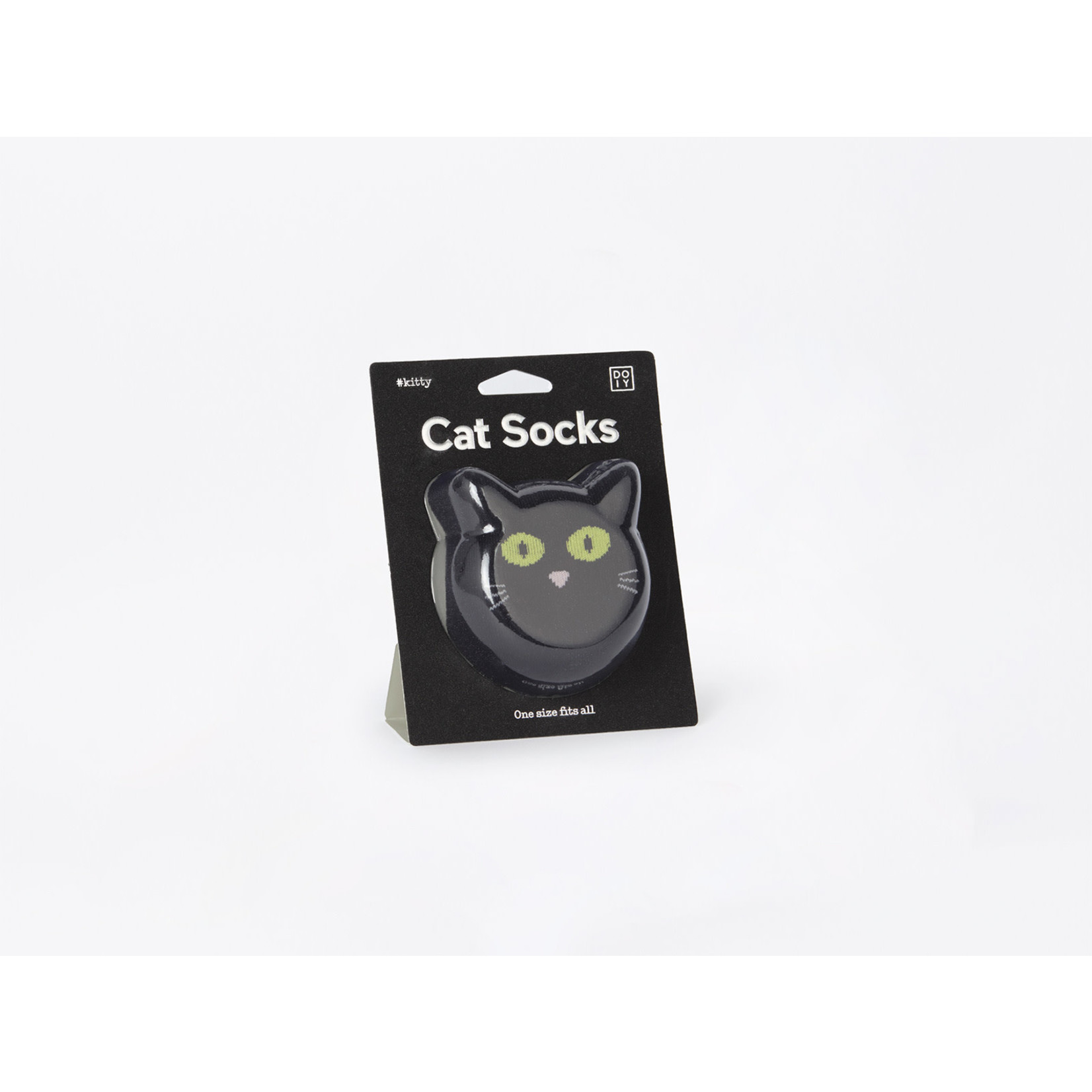DOIY Cat Socks Black