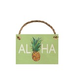 SoHa Living Printed Wooden Sign 4x6 Rope