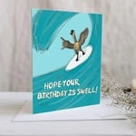 Left Right Design Greeting Card
