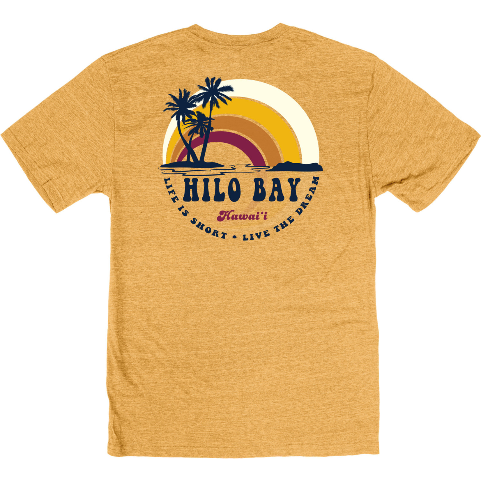 Blue 84 Larvesta Palms Mens Triblend Tee