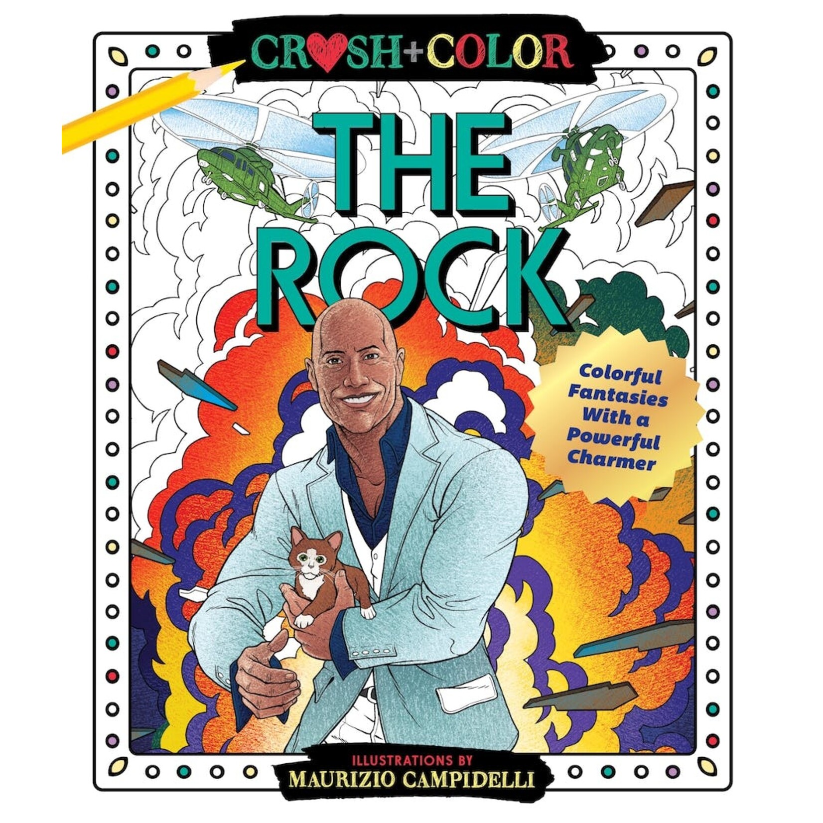 Macmillan Publishers Crush and Color: Coloring Book