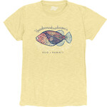 Blue 84 Womenʻs Bubbling Humuhumu Fish, Jr. Slub T-shirt