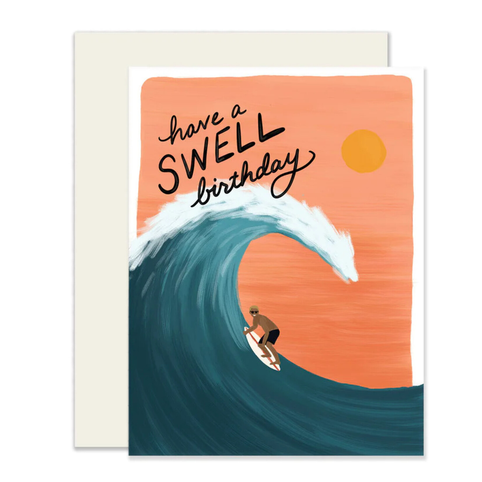 Slightly Stationery Greeting Card: