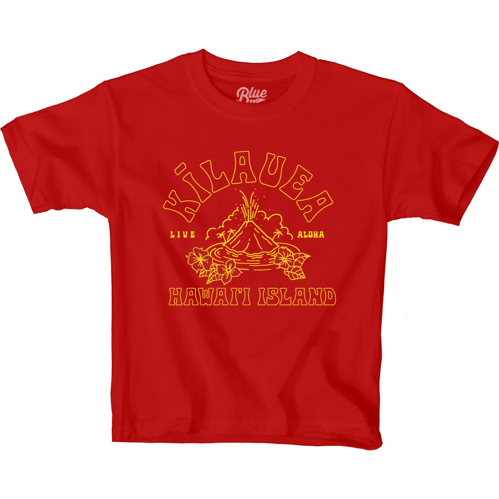 Yesterdays Sportswear Chillawhile Kilauea Volcano - Ultra Cotton Youth Tee