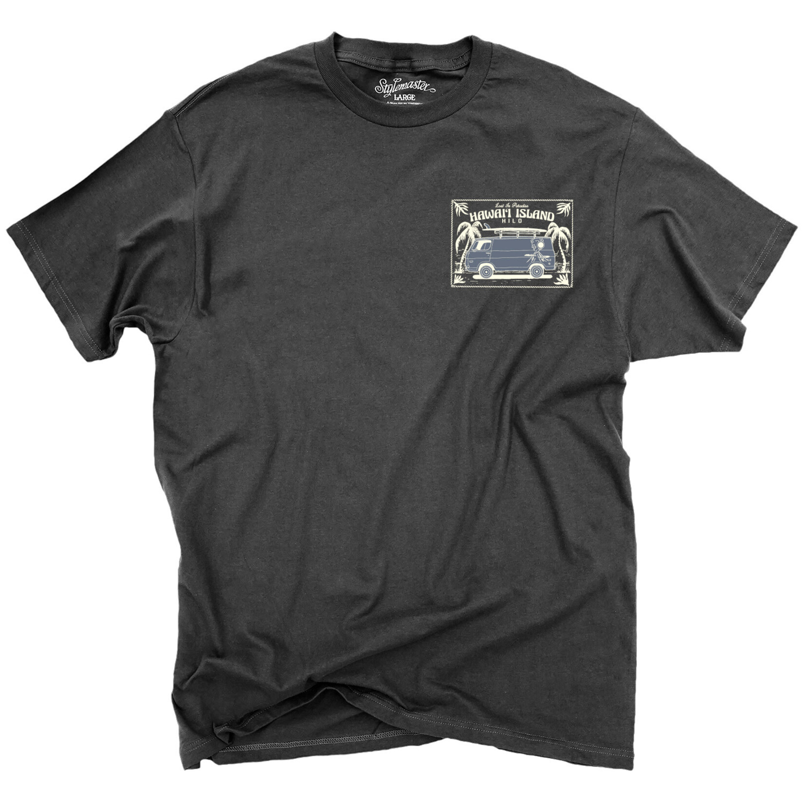 Yesterdays Sportswear Lost in Paradise Stylemaster Heather Tee