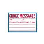 SoHa Living Choke Messages Stickypad 4.5x3