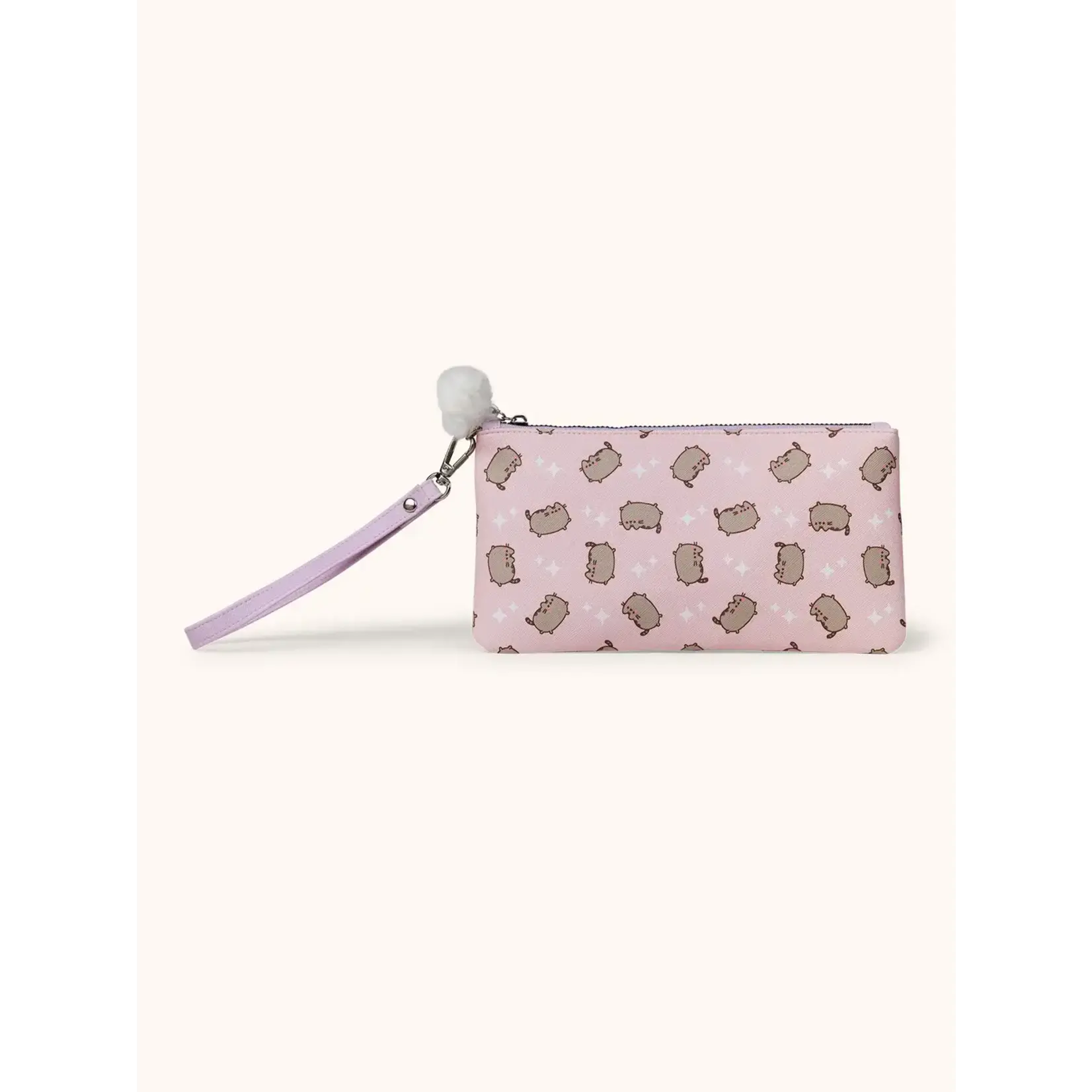 Studio Oh! Pusheen Sparkles Pencil Pouch w/Wrist Strap & Decorative Pull