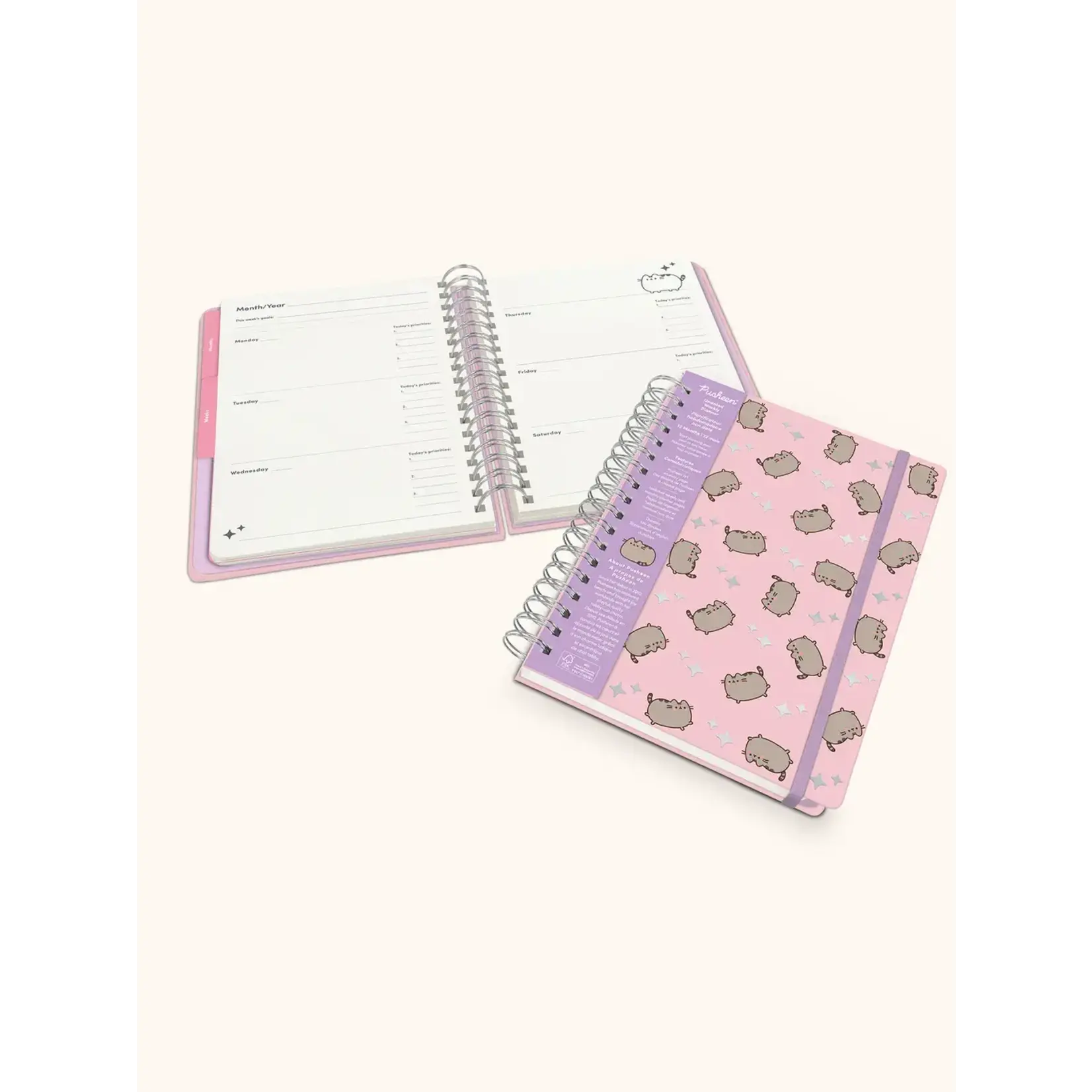 Studio Oh! Pusheen Sparkles Undated Tri-Tab Planner