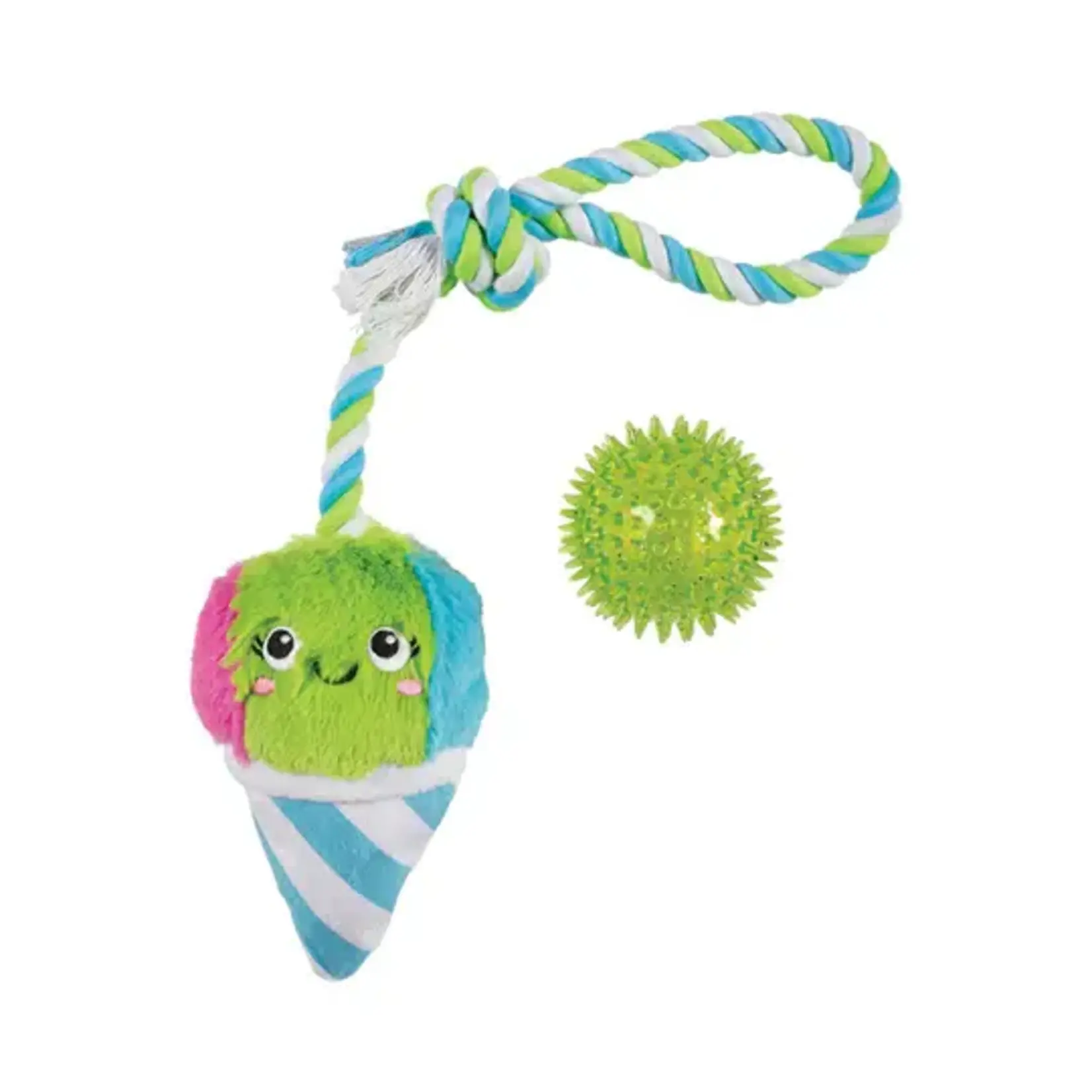 Fringe Conefidence is Yummy Plush Dog