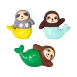 Fringe Little Sloth Maids 3pc. Mini Latex Dog Toys