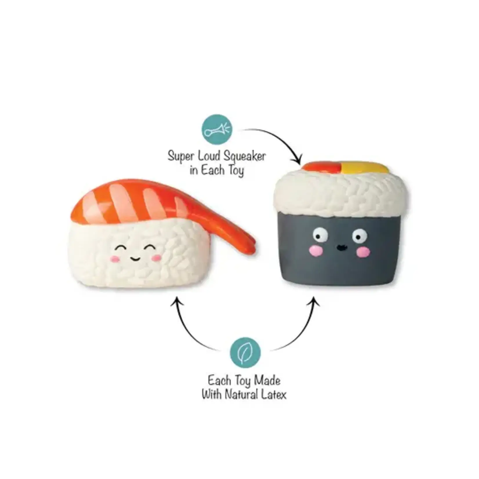 Fringe Soymates 2pc. Latex Dog Toys