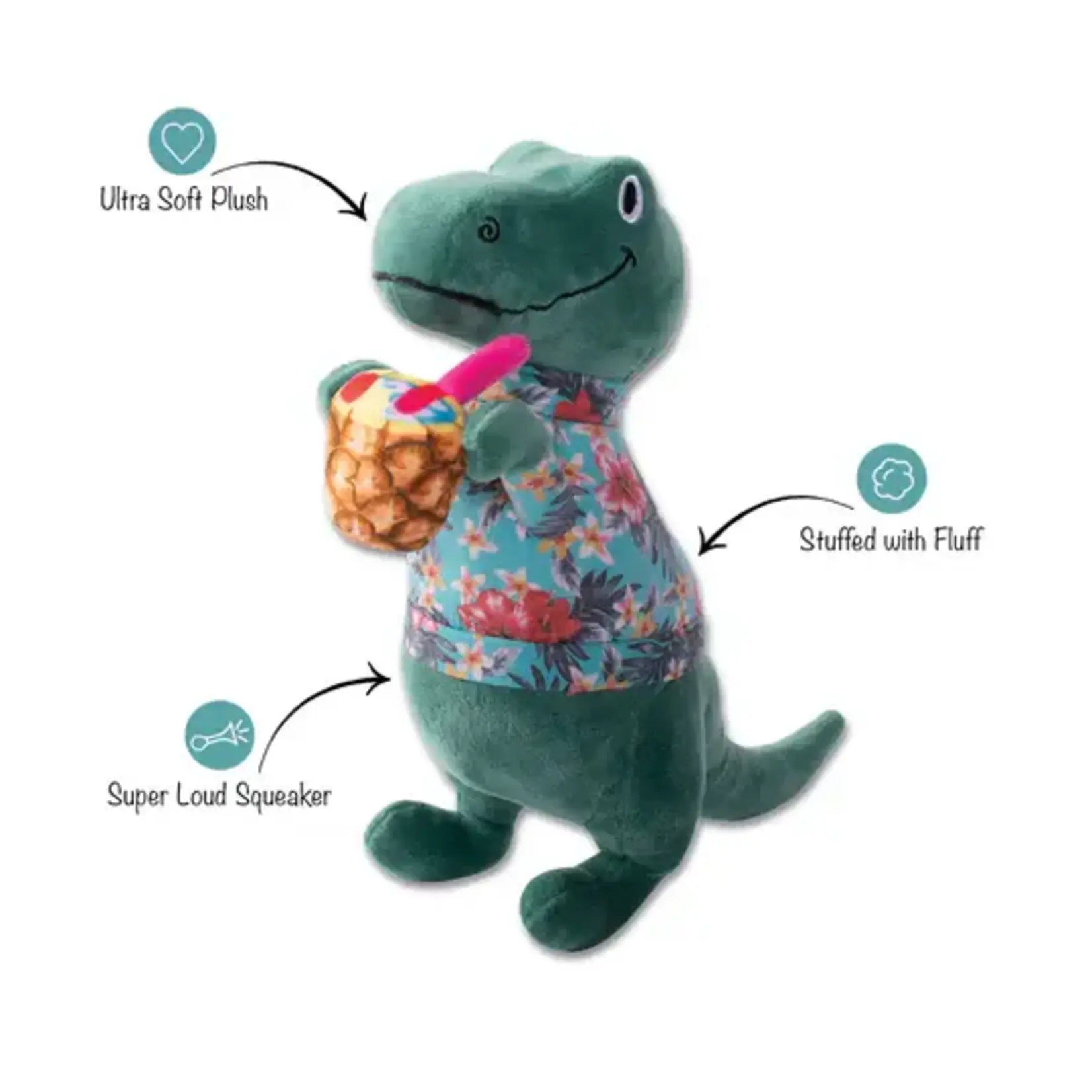 Fringe Plush Dog Toy Large