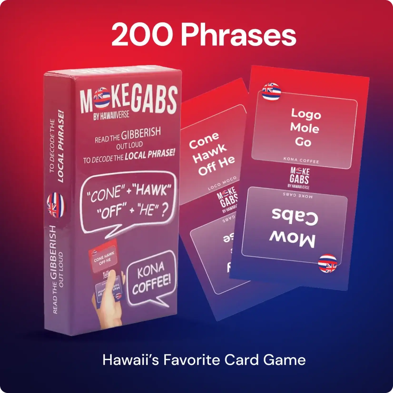 Hawaiiverse Moke Gabs - A Local Fun Kine Card Game
