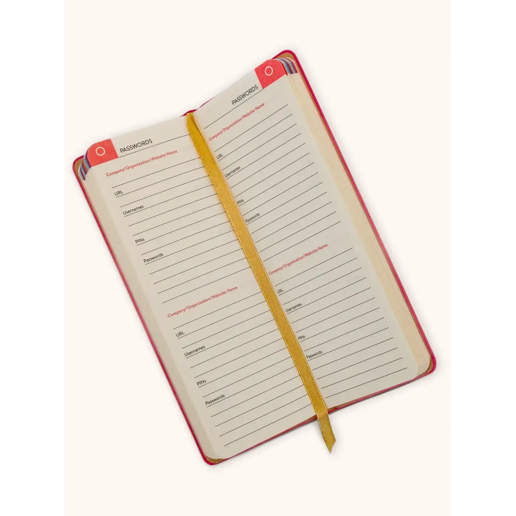 Studio Oh! Hot Pink Password Jotter Journal